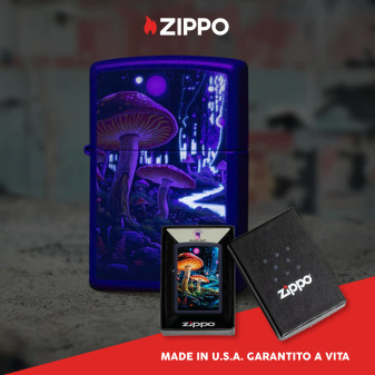Accendino Zippo mod. 46947 Glowing Mushroom Design