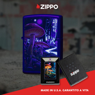 Accendino Zippo mod. 46947 Glowing Mushroom Design