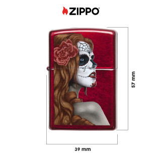 Accendino Zippo mod. 28830 Fantasia Day of Dead Girl