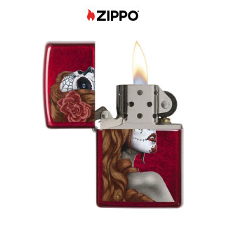 Accendino Zippo mod. 28830 Fantasia Day of Dead Girl