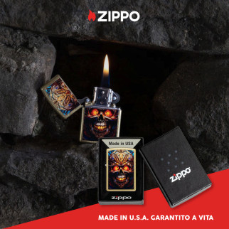 Accendino Zippo mod. 46715 Skull Design