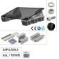 Zavorra di Supporto Riempibile e Impilabile Landatu Solar per Pannelli Fotovoltaici in HDPE Inclinazione 15° Capacità 56L/100KG