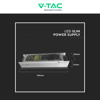 Alimentatore V-Tac VT-20122 120W  Uso Interno a 1 Uscita con