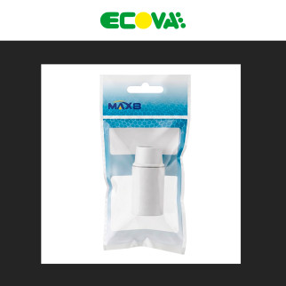 Ecova Portalampada E14 in Plastica Liscia Colore Bianco
