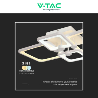 V-Tac VT-7718 Plafoniera LED a Superficie 70W SMD CCT