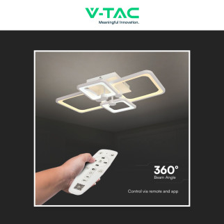 V-Tac VT-7718 Plafoniera LED a Superficie 70W SMD CCT