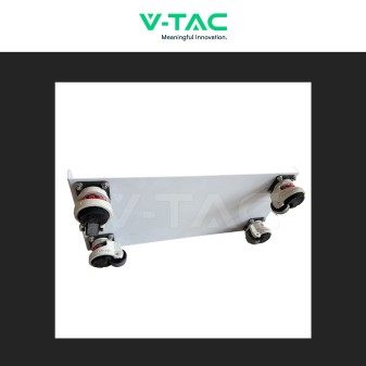V-Tac Base con Ruote per Batteria IP20 Colore Bianco - SKU 12711