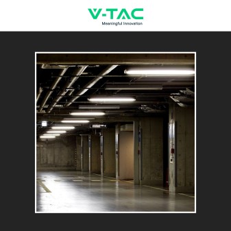 V-Tac VT-15022 Porta Tubi LED IP65 per 2 Tubi T8 G13 da 120cm