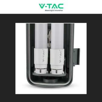 V-Tac VT-15022 Porta Tubi LED IP65 per 2 Tubi T8 G13 da 120cm