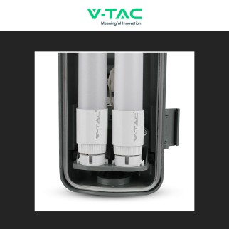 V-Tac VT-15022 Porta Tubi LED IP65 per 2 Tubi T8 G13 da 120cm