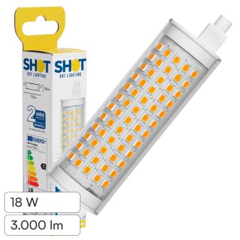 Bot Lighting Lampadina LED R7s 18W SMD Tubolare