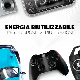 Energizer Accu Recharge Power Plus Batteria Transistor 9V Ricaricabile