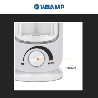 Lampada LED 12W Portatile Luce Emergenza Ricaricabile Velamp
