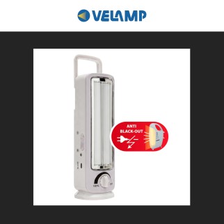 Lampada LED 12W Portatile Luce Emergenza Ricaricabile Velamp