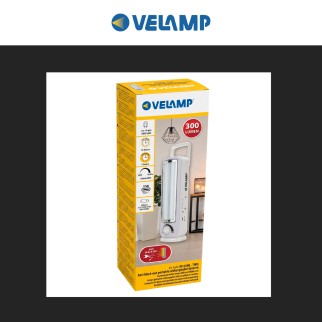 Lampada LED 12W Portatile Luce Emergenza Ricaricabile Velamp