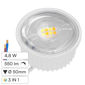 Bot Lighting Modulo LED Slim 4,8W SMD Ø50 CCT 3in1 Dimmerabile