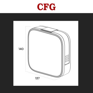 CFG Lampada LED Portatile con Luce di Emergenza 10W SMD