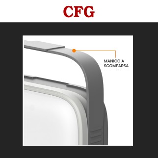 CFG Lampada LED Portatile con Luce di Emergenza 10W SMD