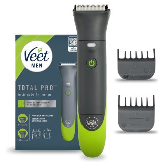 Veet Men Total Pro Intimate Trimmer Rasoio Elettrico Waterproof