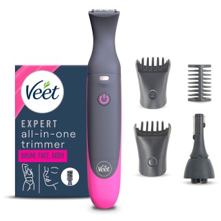Veet Expert All In One Trimmer Rasoio Elettrico Waterproof Senza Fili
