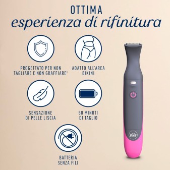 Veet Expert All In One Trimmer Rasoio Elettrico Waterproof Senza Fili