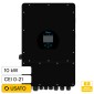 V-Tac Deye Inverter Trifase Ibrido On-Grid / Off-Grid 10kW IP65 Display LCD Certificato CEI 0-21 Colore Nero - SKU 12307