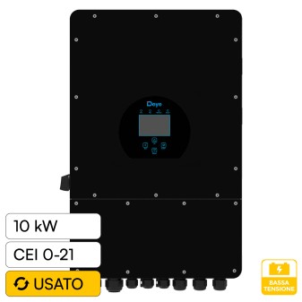 V-Tac Deye Inverter Trifase Ibrido 10kW IP65 CEI 0-21 SKU 12307