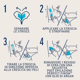 Veet Expert Strisce Depilatorie Bikini & Ascelle Pelli Sensibili
