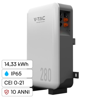 VT-48280 Batteria LiFePO4 14.33KWh IP65 Fotovoltaico V-Tac