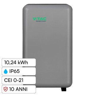 V-Tac VT-12040-1 Batteria BMS LiFePO4 51,2V 200Ah 10,24 kWh