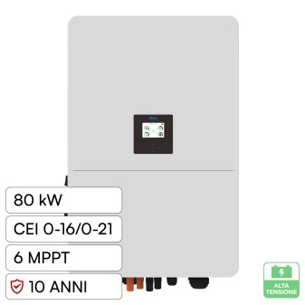 V-Tac Deye Inverter Trifase On-Grid / Off-Grid 80kW IP65