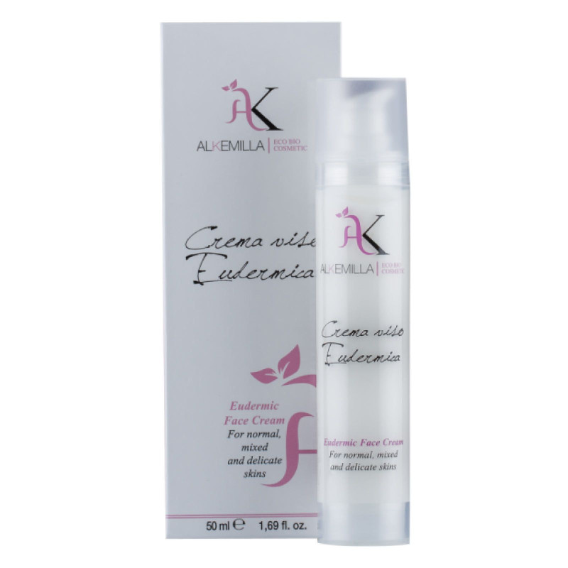 Alkemilla Crema Viso Bio Eudermica Per Pelli Normali e Miste -