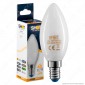 Bot Lighting Lampadina LED E14 4,5W Candela Milky Filamento - mod. MLD2004X2