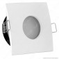Kanlux Qules AC L-W Portafaretto Quadrato da Incasso IP44 per Lampadine GU10 e GU5.3 - mod.26300