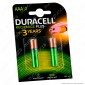 Duracell Value Precharged 750mAh Pile Ricaricabili Ministilo AAA - Blister 2 Batterie