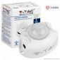 V-Tac VT-8069 Sensore Crepuscolare e di Movimento a Infrarossi per Strisce LED - SKU 2554