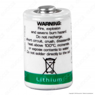 Saft Batteria Al Litio LS 14250 1/2 Stilo AA - Batteria Singola