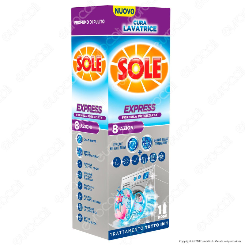 Sole Cura Lavatrice Express - Flacone da 250ml