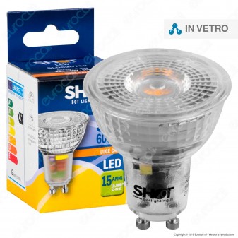 Bot Lighting Shot All Glass Lampadina LED GU10 6,2W Faretto Spotlight