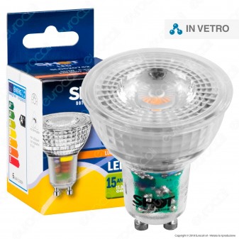 Bot Lighting Shot All Glass Lampadina LED GU10 6,2W Faretto Spotlight