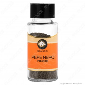 Gianco Pepe Nero in Polvere - Vasetto in Vetro