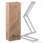 CFG Luce Quadra Hilary Lampada da Tavolo LED 3W Snodabile Dimmerabile Ricaricabile - mod. EL033