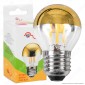 FAI Lampadina E27 Filamenti LED 4W MiniGlobo G45 con Calotta Dorata Dimmerabile - mod. 5260/CA/ORO