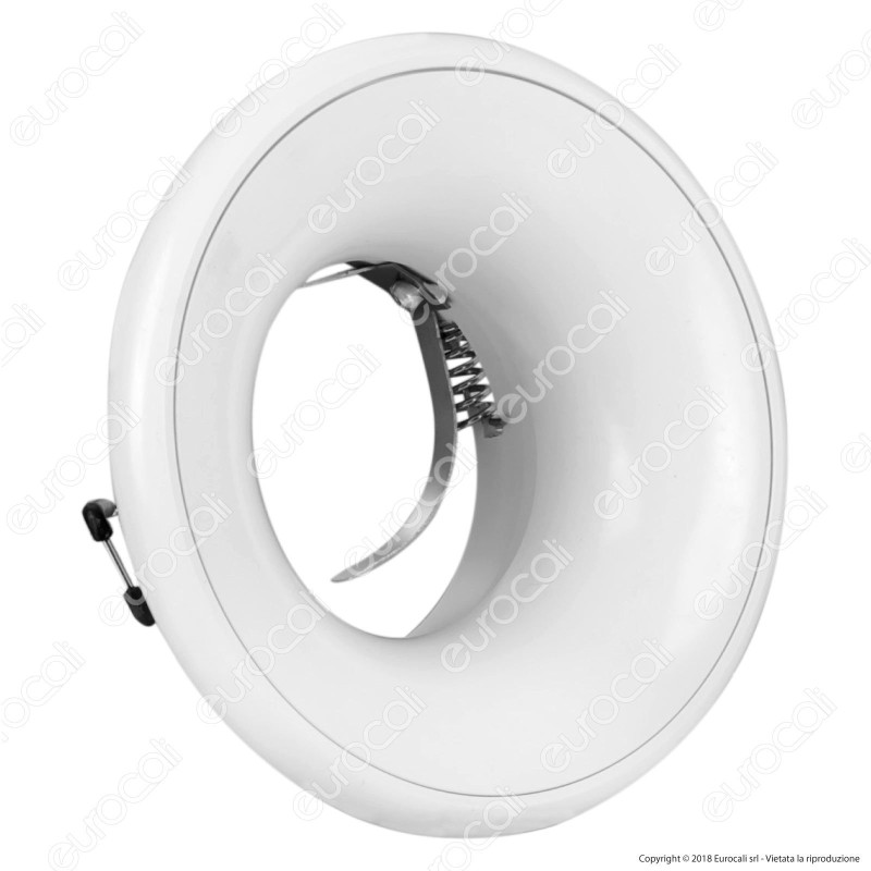Kanlux ELNIS S Portafaretto Rotondo da Incasso Colore Bianco per