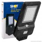 Bot Lighting Shot Lampada Stradale LED 15W Lampione SMD con Pannello Solare - mod. YUMA15N