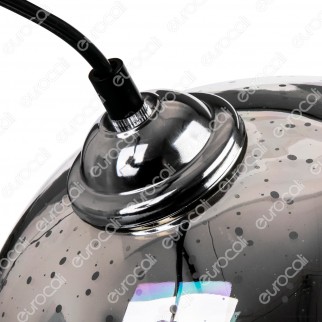 V-Tac VT-7256 Lampadario a Sospensione in Vetro Effetto 3D con Portalampada per Lampadine E27 - SKU 40131