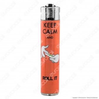 Atomic Festival Accendino Maxi Ricaricabile Fantasia Keep Calm - Serie di 4 Accendini