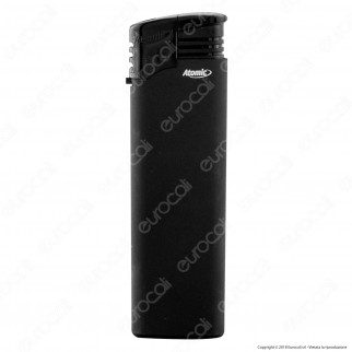 Atomic Electronic F2 Black Line Accendino Maxi Elettronico Ricaricabile - 5 Accendini
