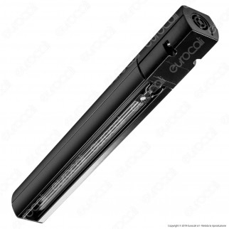 V-Tac Binario a 4 Poli in Alluminio Track Light Colore Nero Lunghezza 1 Metro - SKU 9944