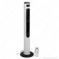 V-Tac VT-5547 Tower Fan 1160mm con Display Temperatura e Telecomando Colore Bianco Lucido - SKU 7902
